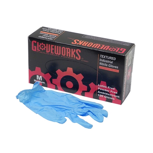 Blue Nitrile Gloves - Medium - 559870040
