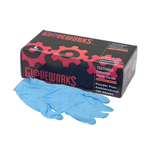 Blue Nitrile Gloves - Large - 559870045