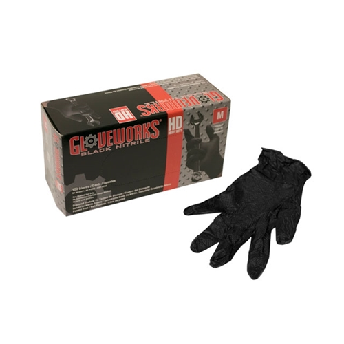 Black Nitrile Gloves - Medium - 559870066