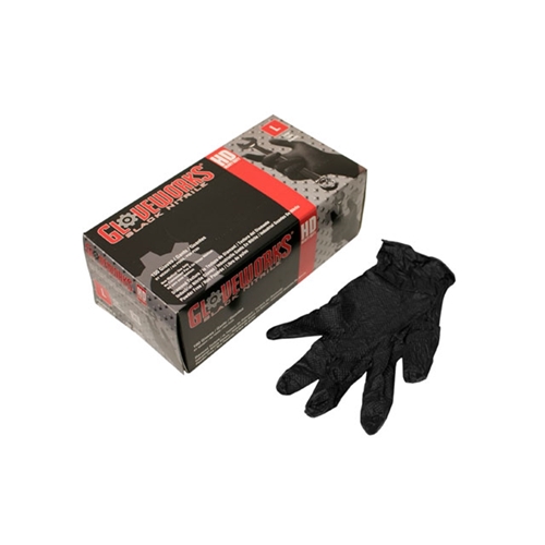 Black Nitrile Gloves - Large - 559870067