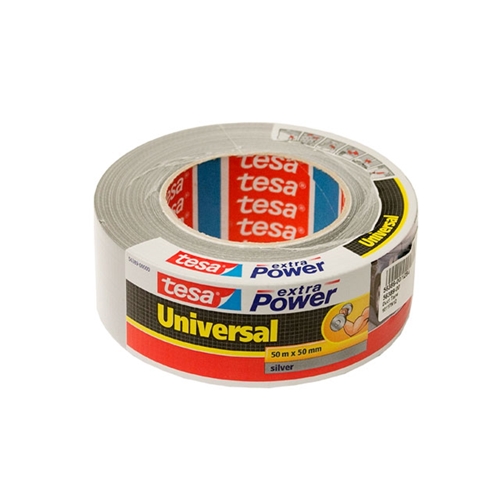 Duct Tape - Tesa Extra Power Universal - Silver (50 m X 50 mm Roll) - 5638900