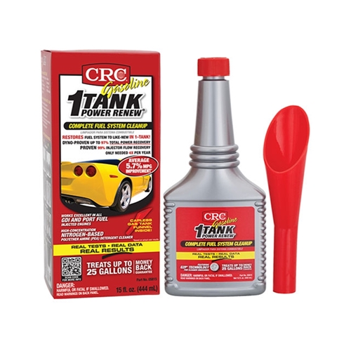 Gasoline Fuel Additive - CRC 1-Tank Power Renew (15 oz. Bottle) - 05815