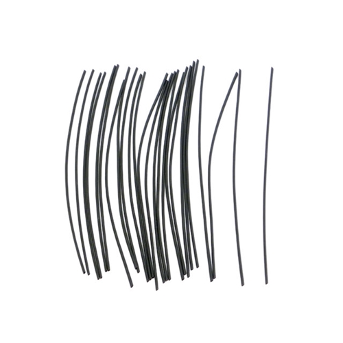 Heat Shrink Tubing - Black Thin Wall - 1/16" (25 Pack) - 18694