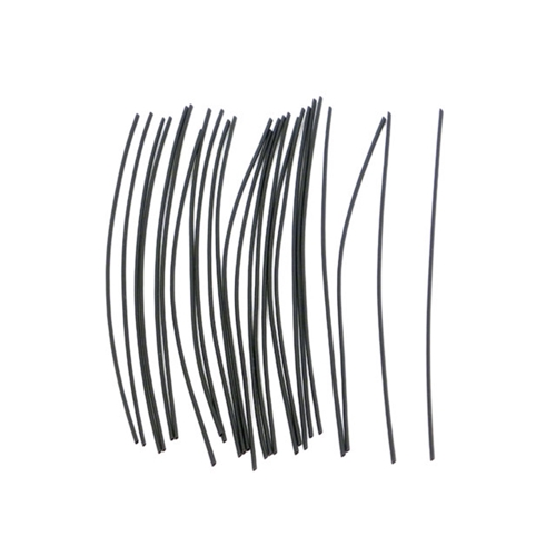 Heat Shrink Tubing - Black Thin Wall - 1/16" (25 Pack) - 18694