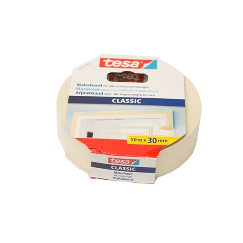 Masking Tape - Tesa Classic (50 m X 30 mm Roll) - 0528211