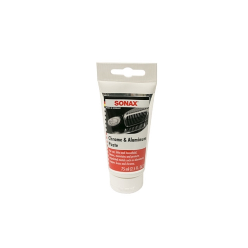 Metal Polish - SONAX Chrome and Aluminum Paste (75 ml Bottle) - 308000