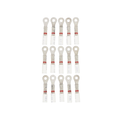 Ring Terminal - 22-18 Gauge (Red) (15 Pack) - 22963