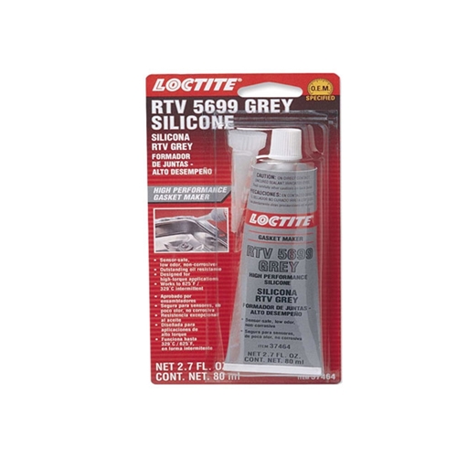 Sealing Compound - Loctite RTV 5699 Gray Silicone Gasket Maker (80 ml. Tube) - 37464