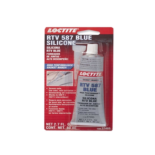 Sealing Compound - Loctite RTV 587 Blue Silicone Gasket Maker (80 ml. Tube) - 37465