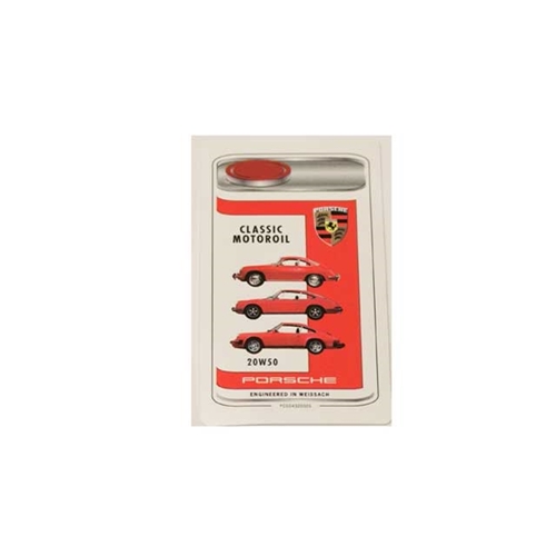 Oil Service Sticker - Porsche Classic 20W-50 Oil - PCG04320005