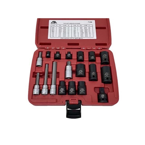 Socket Set - 18-piece Brake Caliper Socket Set - 7394