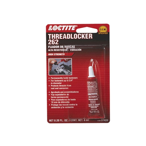 Threadlocker - Loctite 262 Red (6 ml. Tube) - 37420
