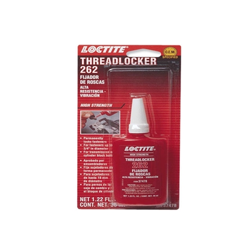 Threadlocker - Loctite 262 Red (36 ml. Bottle) - 37478