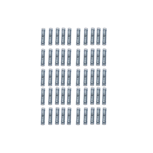 Wire Connector - Butt Connector, 16-14 Gauge (Blue) (50 Pack) - 5792