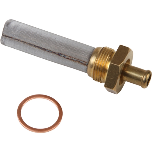 Fuel Tank Fuel Line Fitting with Screen (22 mm thread & 10 mm fuel line nipple) - 90120102307