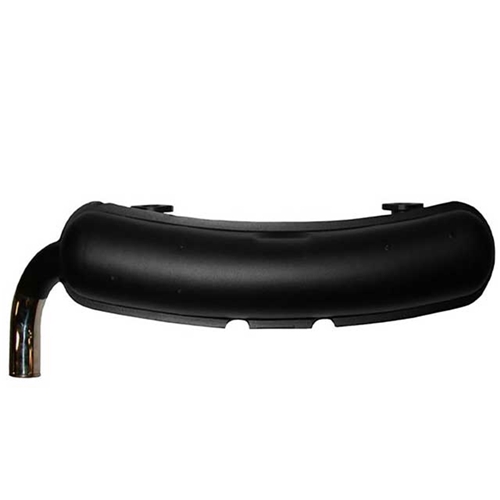 Muffler (Sport) Aluminized Steel with Black Finish & 70 mm Stainless Tail Pipe - 101010159