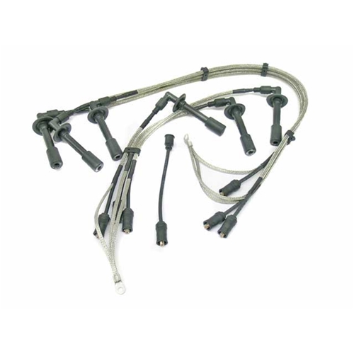 Spark Plug Ignition Wire Set - Stainless Braided Wires - ZE746 - 108533613