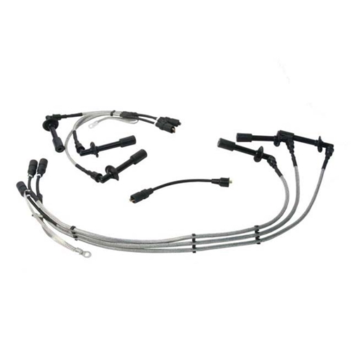 Spark Plug Ignition Wire Set - Stainless Braided Wires - 911-609-010/011 ST - 108533613