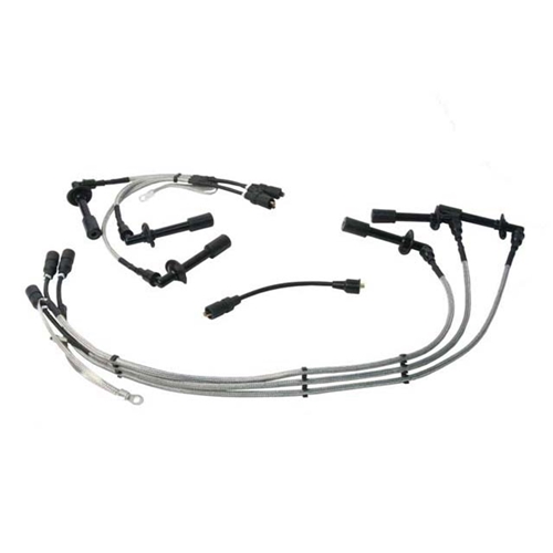 Spark Plug Wire Set - Stainless Braided Wires - 108533613