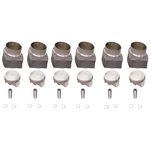Piston and Cylinder Set (3.3 to 3.4 Liter, 98 mm, Long Skirt, 7.7:1 Compression) - PS98009