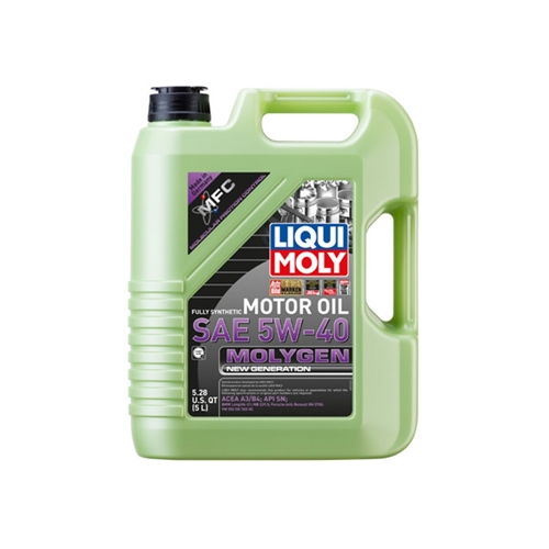 Engine Oil - Liqui Moly Molygen New Generation - 5W-40 Synthetic (5 Liter) - 20232