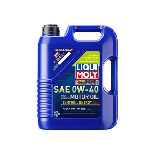 Engine Oil - Liqui Moly Synthoil Energy A40 - 0W-40 Synthetic (5 Liter) - 2050