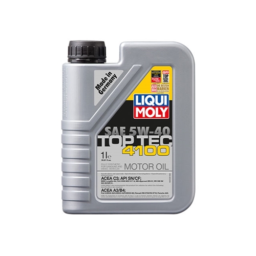 Engine Oil - Liqui Moly Top Tec 4100 - 5W-40 Synthetic (1 Liter) - 2329