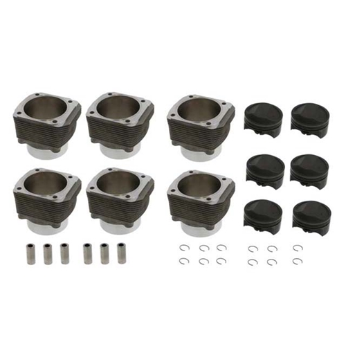 Piston and Cylinder Set (3.6 to 3.8 Liter, 102 mm Bore/107 mm Sleeve, 12.6:1 Compression) - PS102017