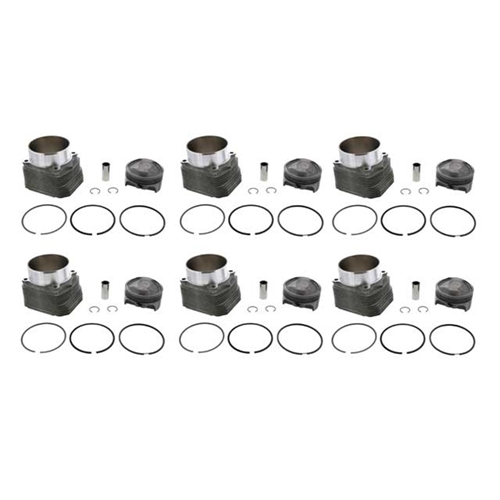 Piston and Cylinder Set (3.6 to 3.8 Liter "RSR", 102 mm Bore/109 mm Sleeve, 11.4:1 Compression) - PS102023