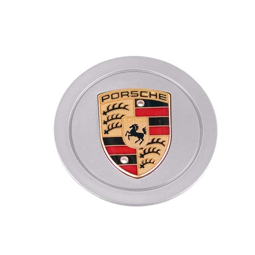 Hub Cap for Alloy Wheel (Concave Plastic Type) Silver w/Colored Crest - 993361303109A1