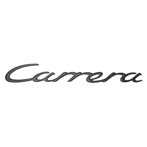 Emblem "Carrera" (Black) for Decklid - 9965592370970C