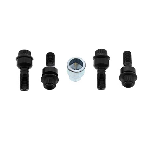 Wheel Lock Set - Black (50 mm Bolts) - 971698030