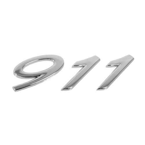 Emblem "911" (Chrome) for Bumper - 99155923102