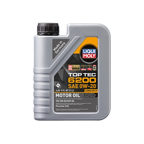 Engine Oil - Liqui Moly Top Tec 6200 - 0W-20 Synthetic (1 Liter) - 20236